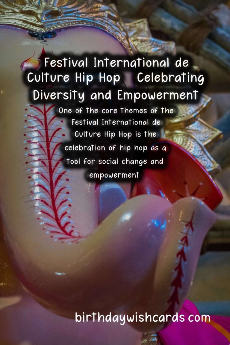 Festival International de Culture Hip Hop (International Hip Hop Culture Festival) - October 25-29