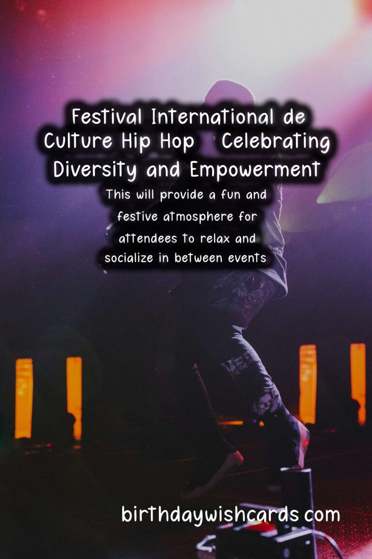 Festival International de Culture Hip Hop (International Hip Hop Culture Festival) – October 25-29