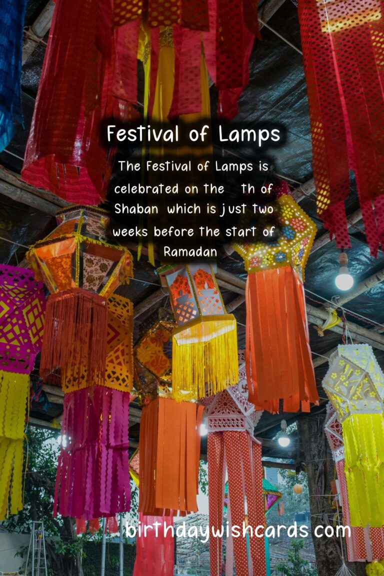 Festival of Lamps – Celebrating Light and Love in the Islamic Month of Shaban