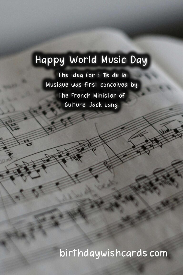 Fête de la Musique (World Music Day) – Celebrate the Power of Music with Joy and Harmony