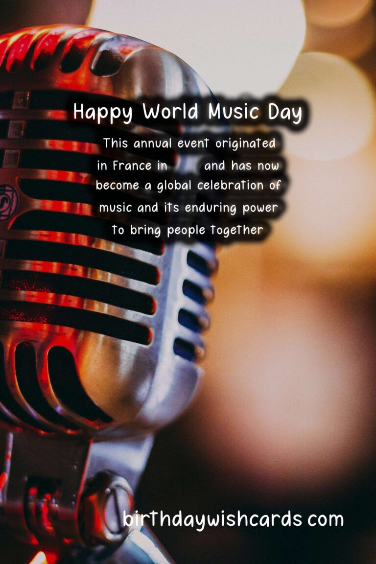 Fête de la Musique (World Music Day) - Celebrate the Power of Music with Joy and Harmony