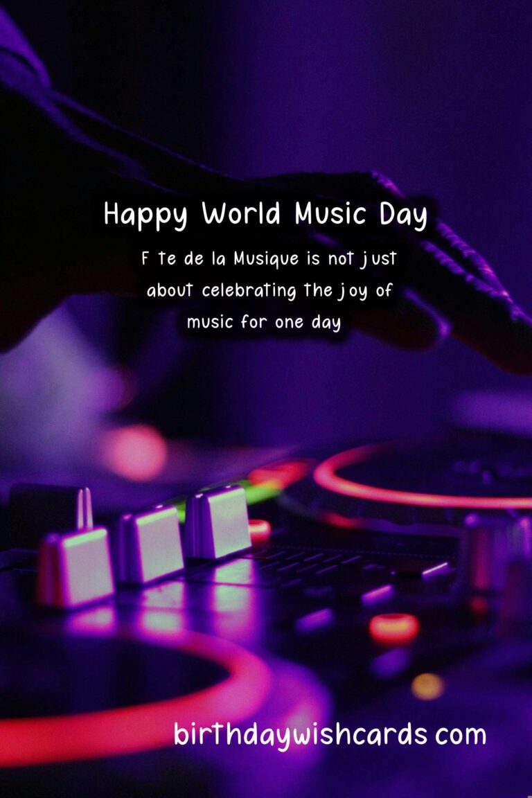 Fête de la Musique (World Music Day) - Celebrate the Power of Music with Joy and Harmony