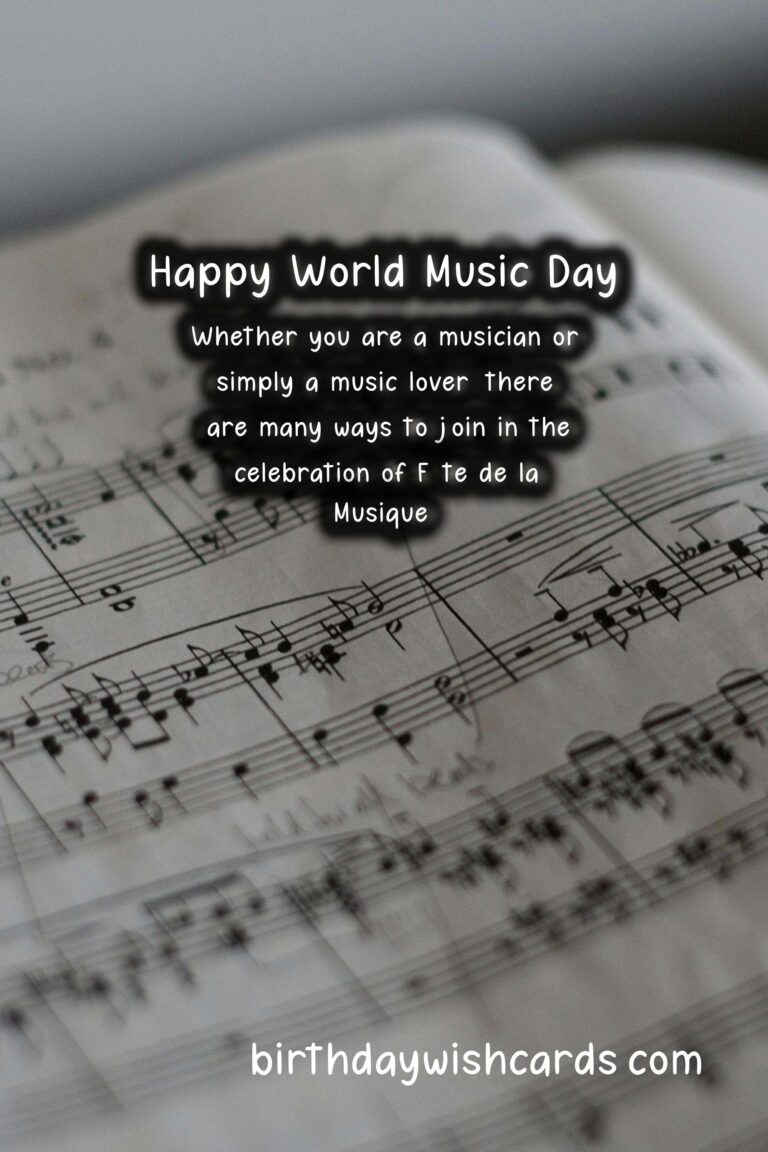 Fête de la Musique (World Music Day) - Celebrate the Power of Music with Joy and Harmony