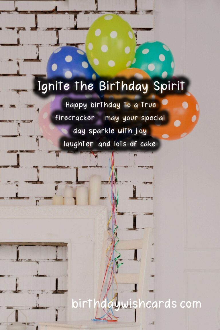Fiery Birthday Wishes: Igniting the Spirit with Celebration