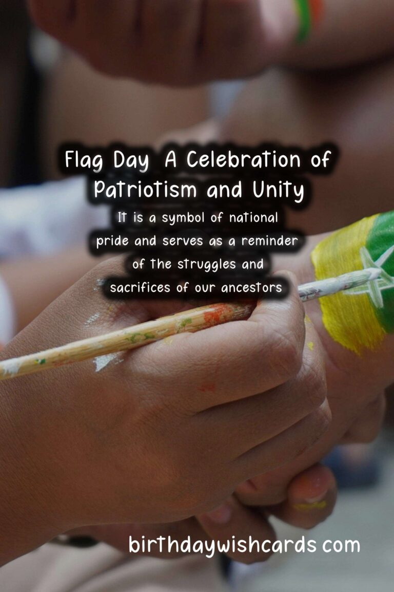Flag Day: November 7 - A Day to Celebrate Patriotism and Unity