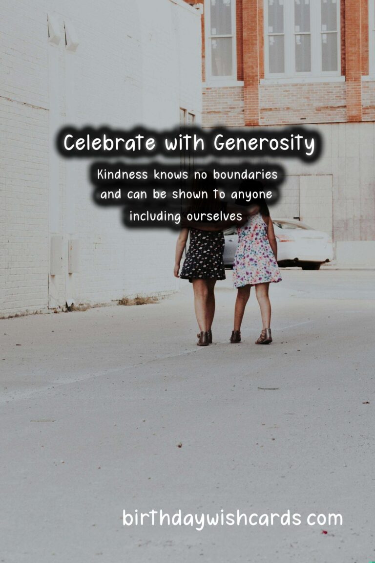 Gift of Kindness: Celebrating with Generosity