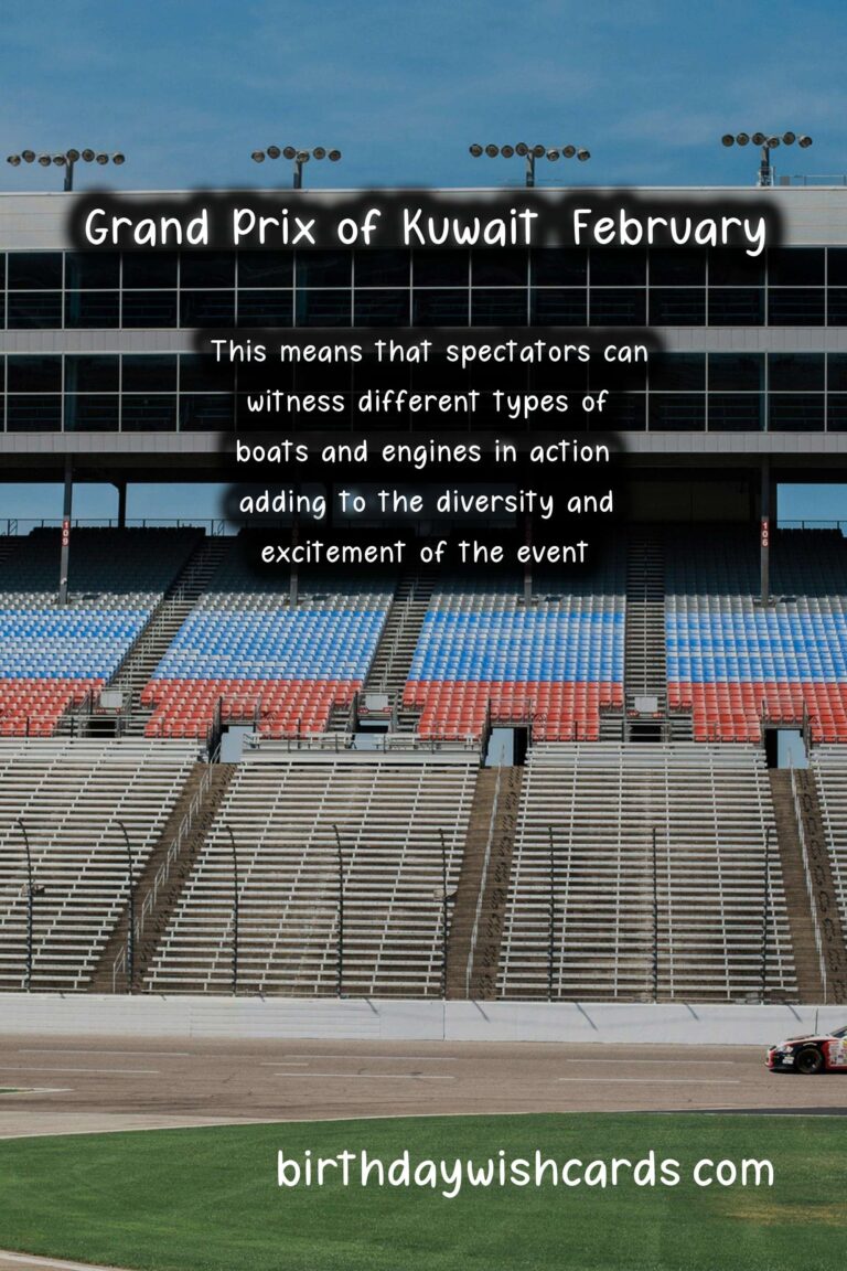 Grand Prix of Kuwait: February 15 - An International Powerboat Race