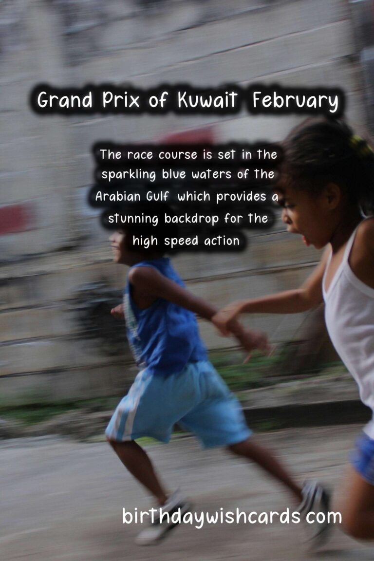 Grand Prix of Kuwait: February 15 - An International Powerboat Race