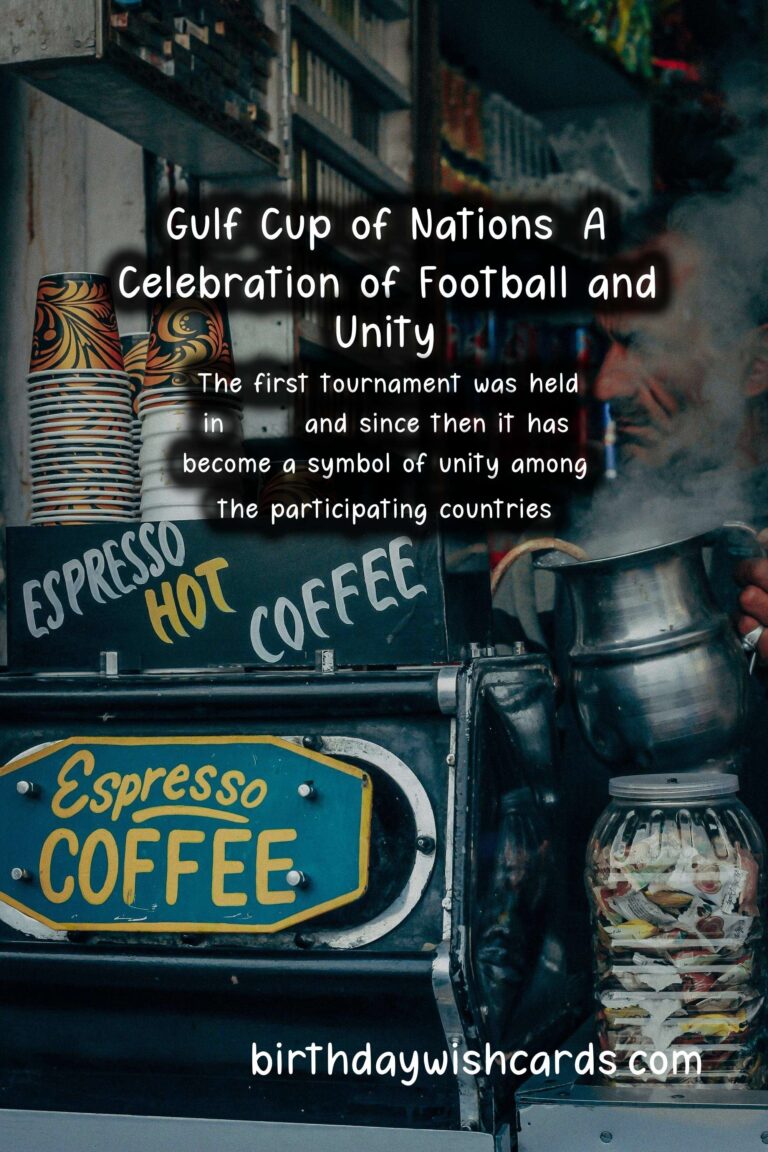 Gulf Cup of Nations: A Football Tournament Among Gulf Countries