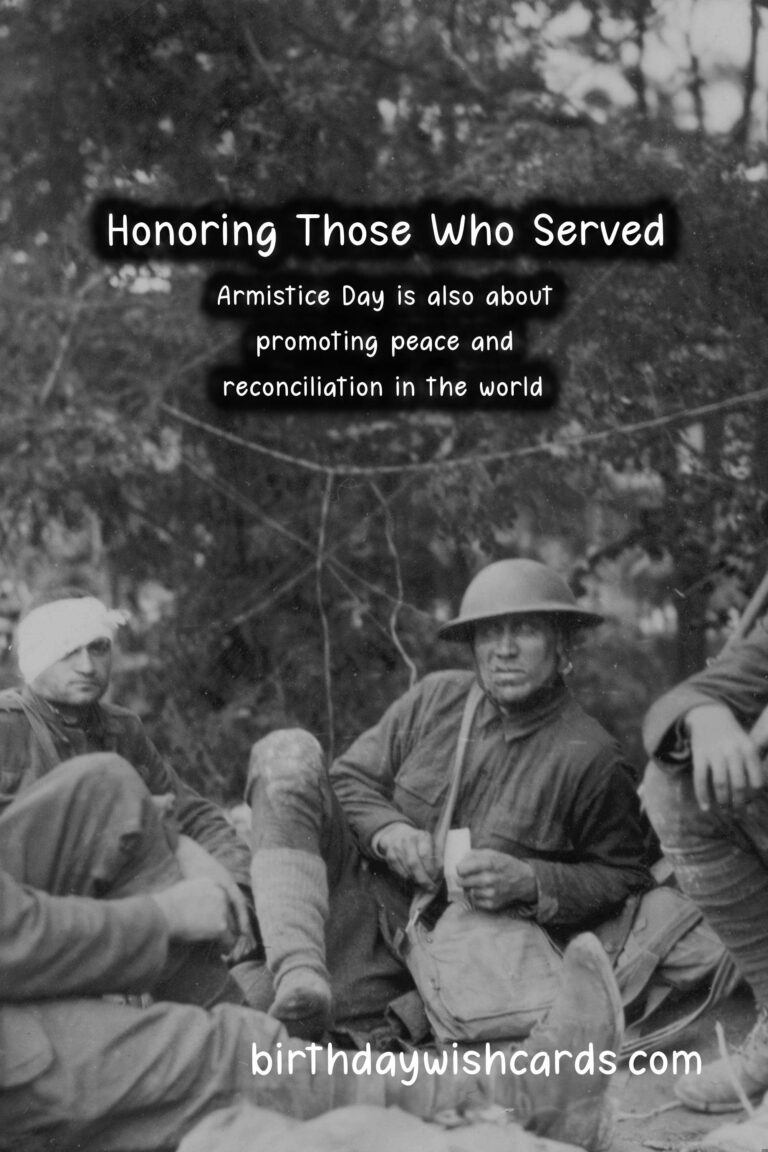 Honoring Armistice Day: A Celebration of Peace and Sacrifice