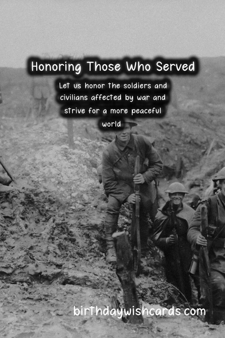 Honoring Armistice Day: A Celebration of Peace and Sacrifice