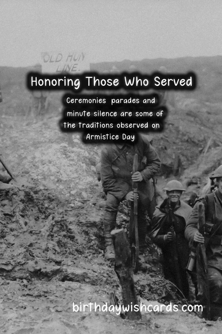 Honoring Armistice Day: A Celebration of Peace and Sacrifice