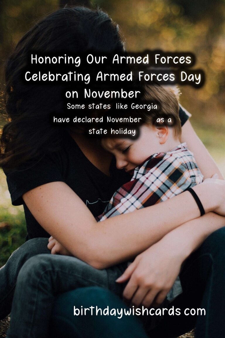 Honoring Our Armed Forces: Celebrating Armed Forces Day on November 23