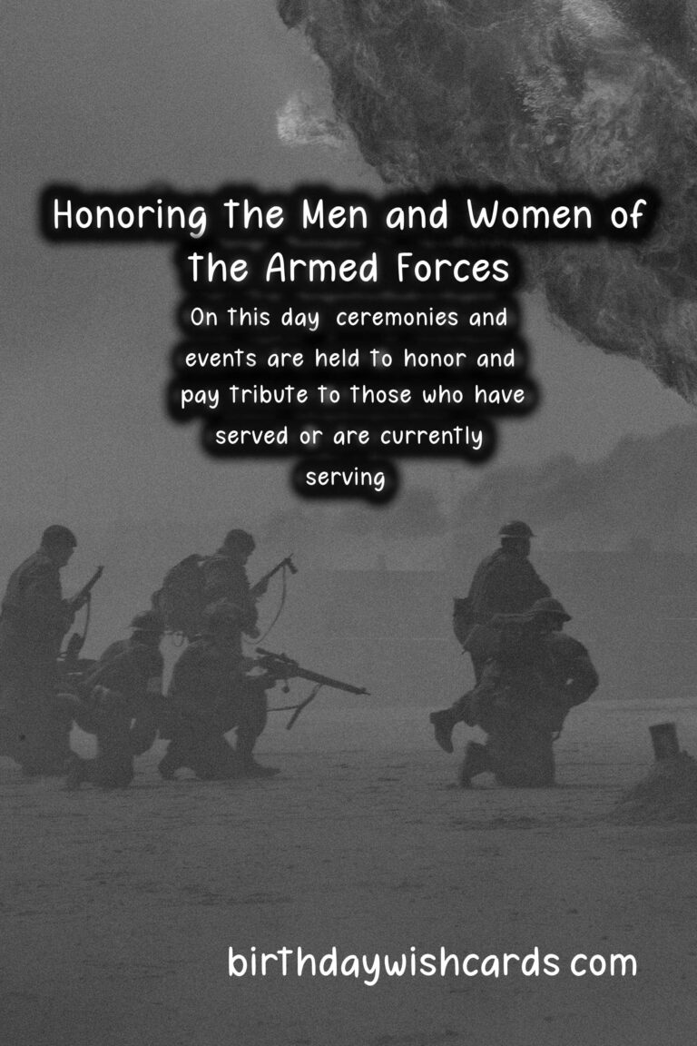 How We Celebrate July 24 - Armed Forces Day