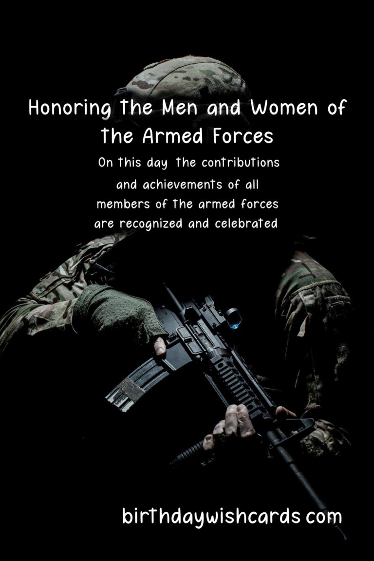 How We Celebrate July 24 - Armed Forces Day