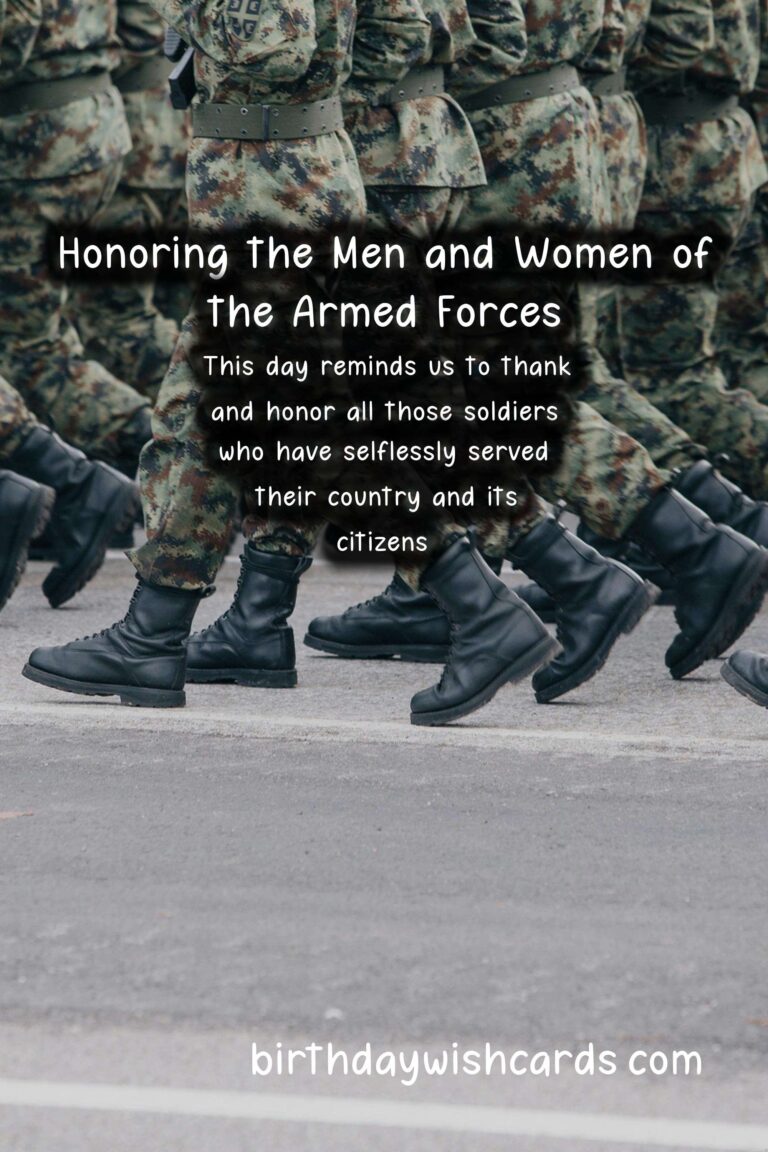 How We Celebrate July 24 – Armed Forces Day