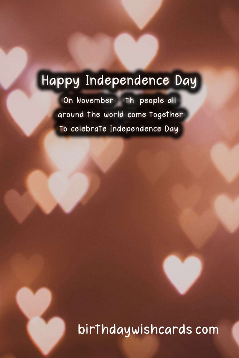 Independence Day – November 28: Celebrating the Journey to Freedom