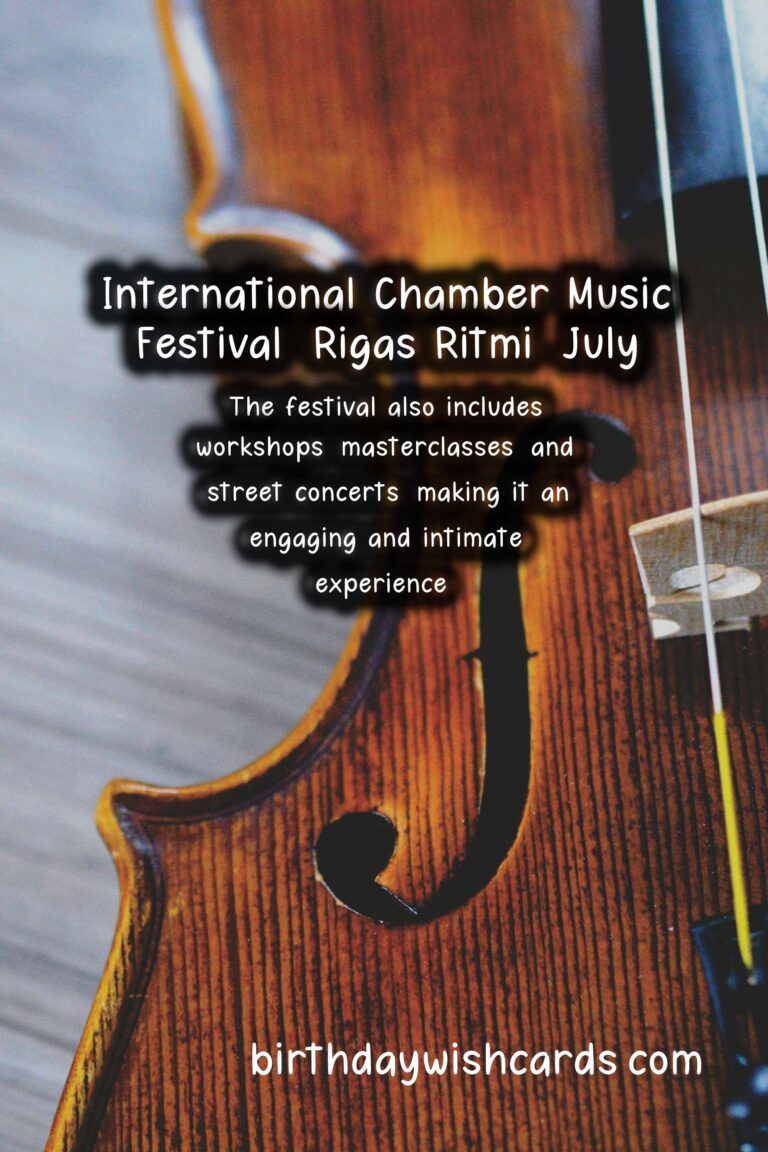 International Chamber Music Festival “Rigas Ritmi”: July