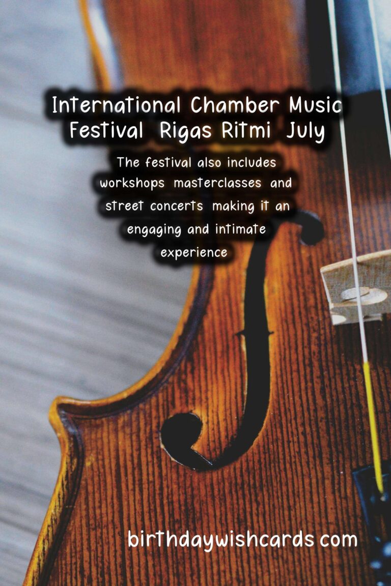 International Chamber Music Festival “Rigas Ritmi”: July