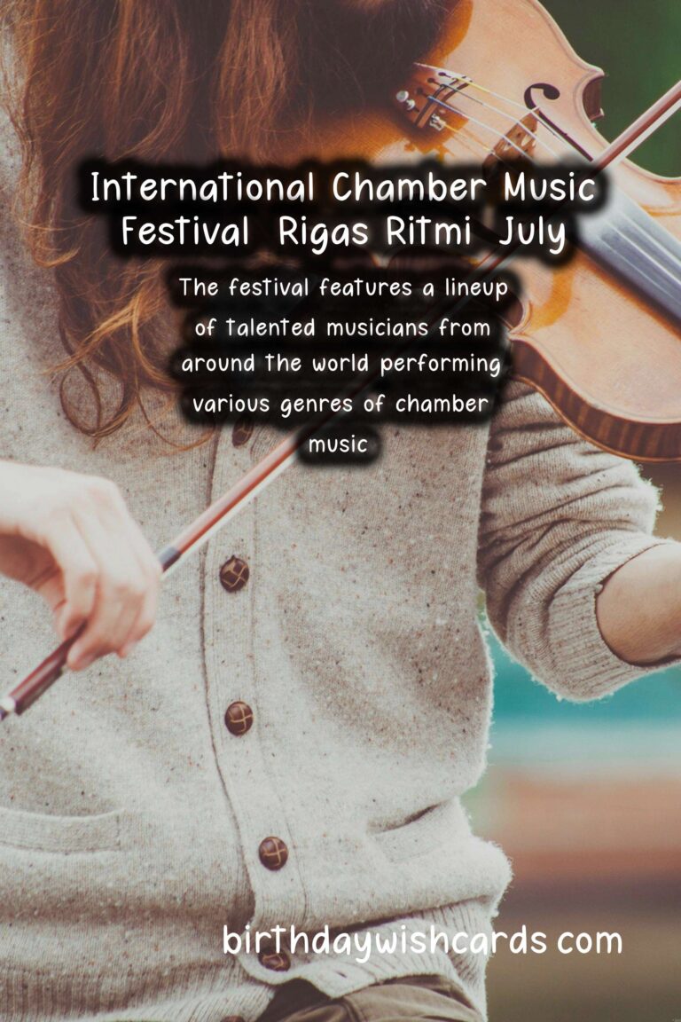 International Chamber Music Festival “Rigas Ritmi”: July