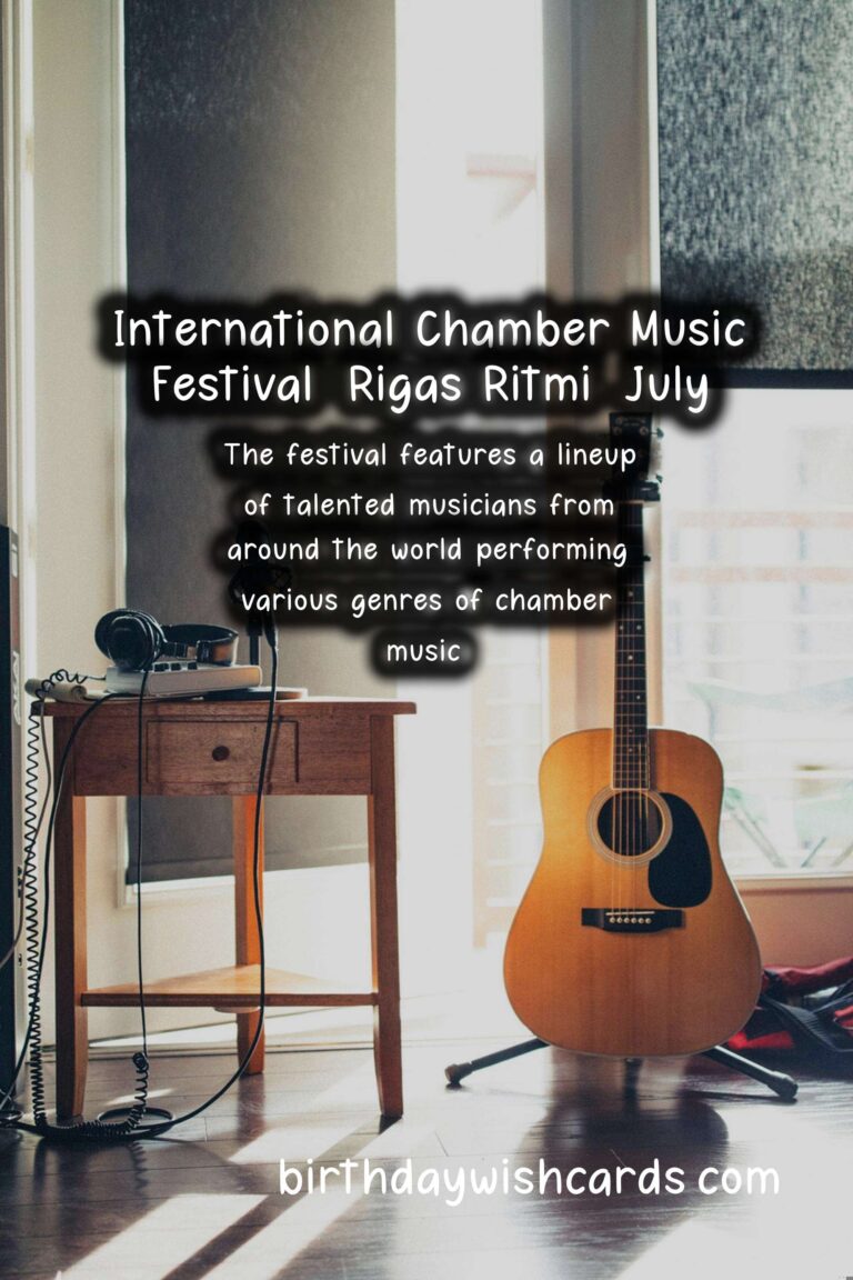 International Chamber Music Festival “Rigas Ritmi”: July