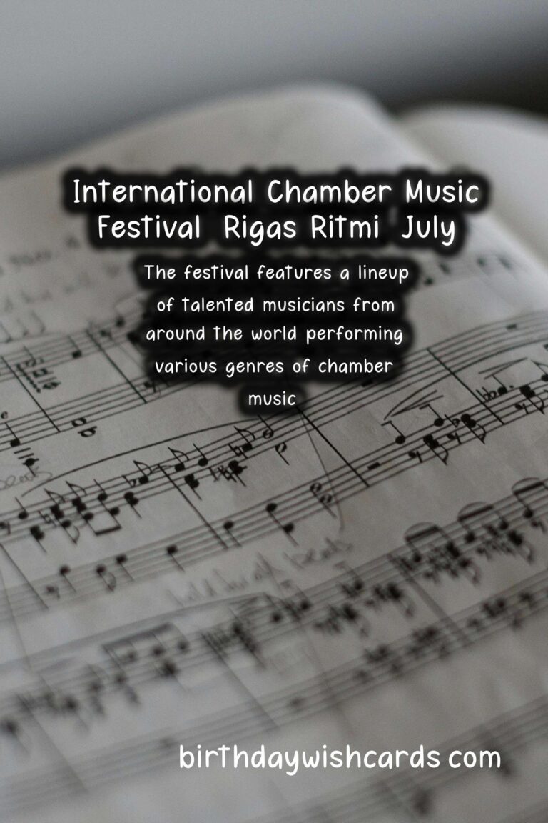 International Chamber Music Festival “Rigas Ritmi”: July