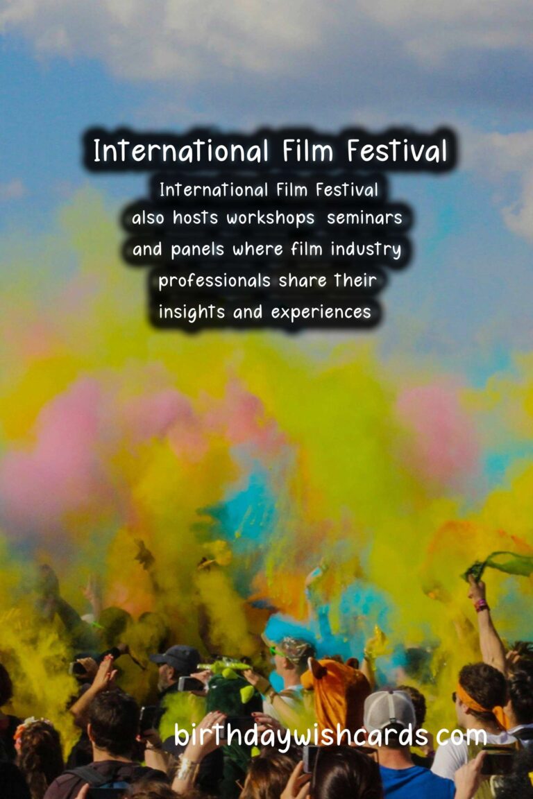 International Film Festival – September/October
