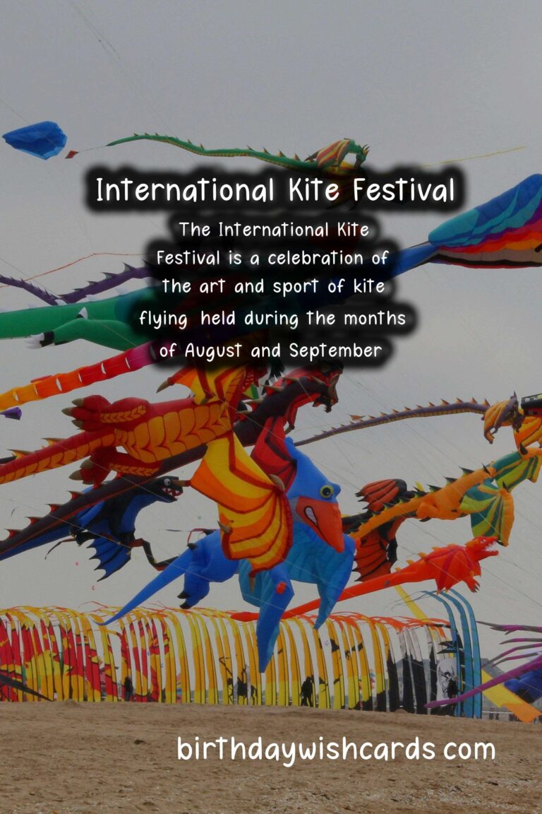 International Kite Festival – August/September (Dates may vary)