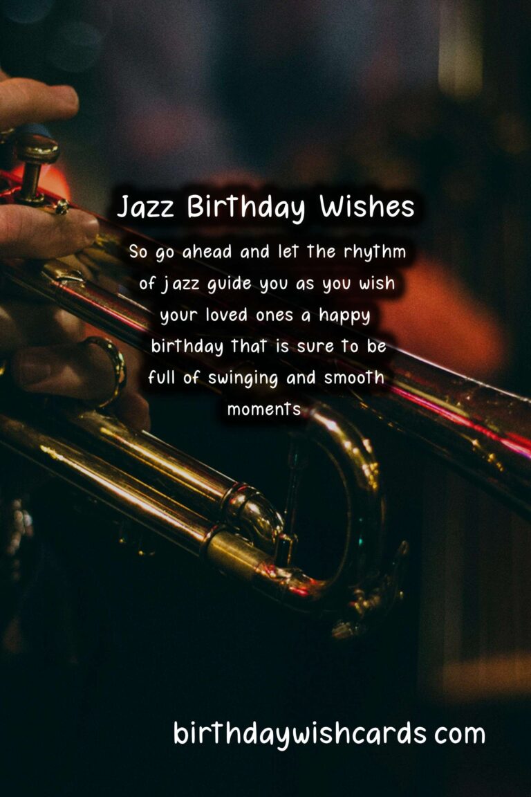 Jazz Birthday Wishes: Swinging to Smooth Rhythms and Improvisations