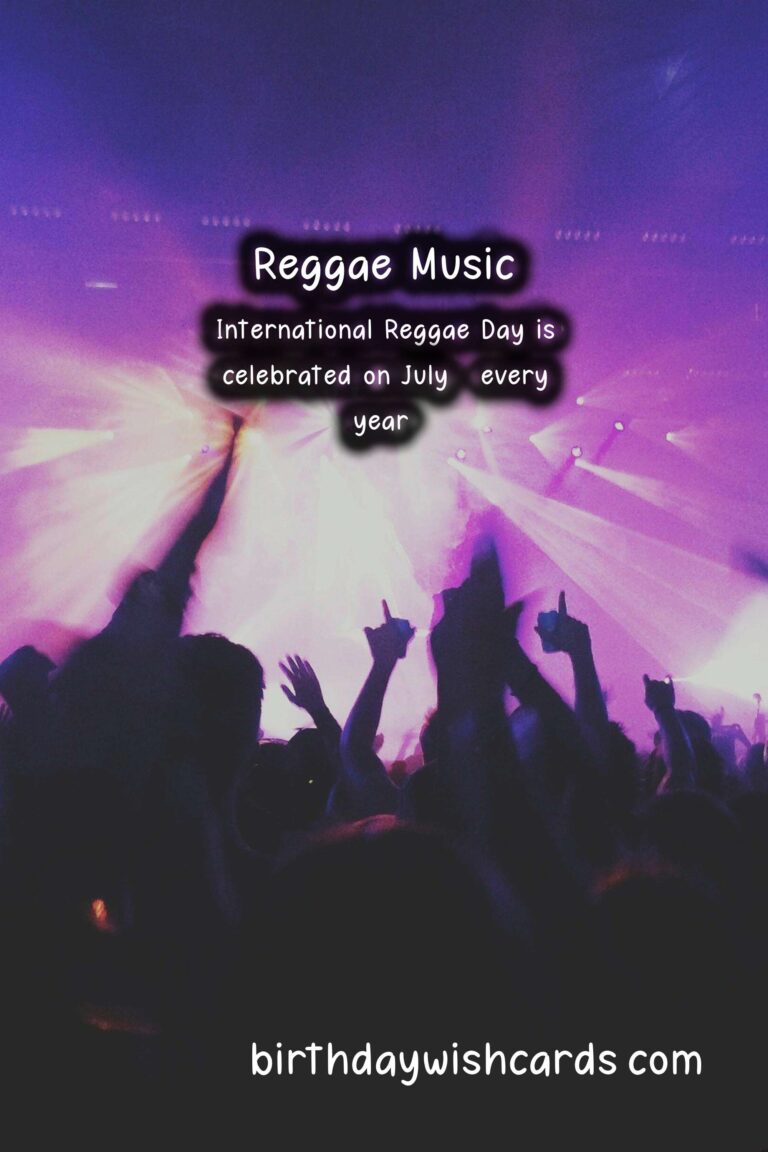 July 1: International Reggae Day - Celebrating the Cultural and Musical Influence