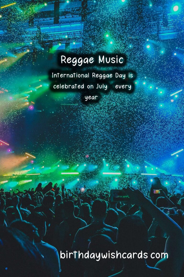 July 1: International Reggae Day - Celebrating the Cultural and Musical Influence