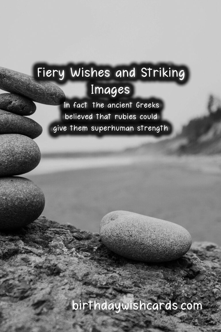 July Birthstone: Ruby – Fiery Wishes and Striking Images