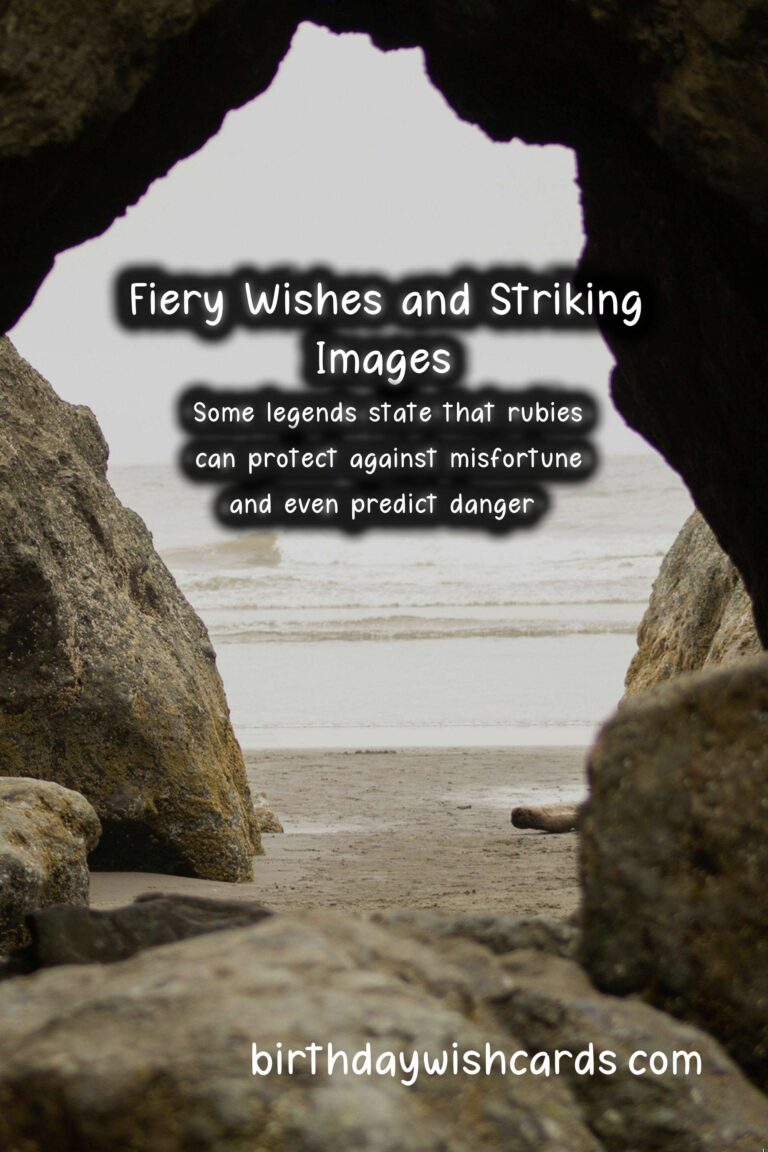 July Birthstone: Ruby – Fiery Wishes and Striking Images