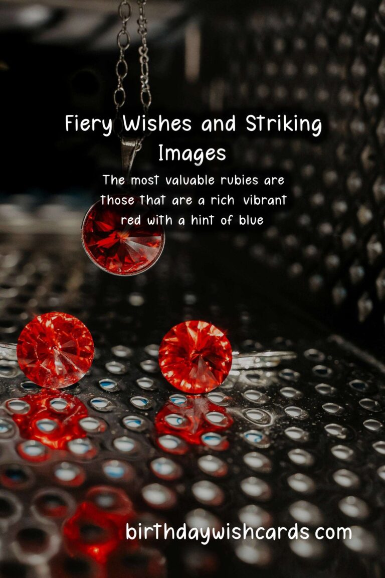 July Birthstone: Ruby – Fiery Wishes and Striking Images