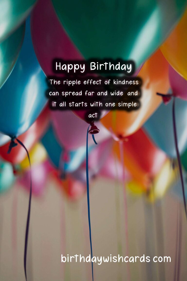 Kindness Crusade: Spreading Joy on Your Birthday