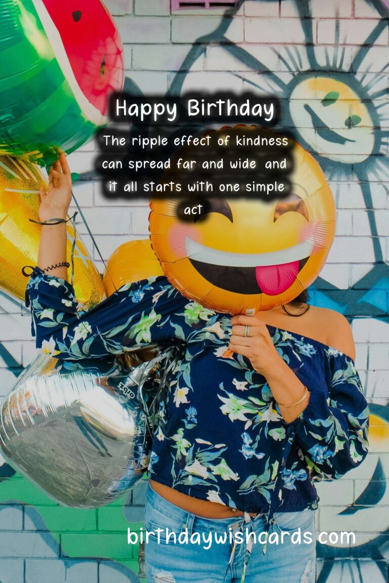 Kindness Crusade: Spreading Joy on Your Birthday