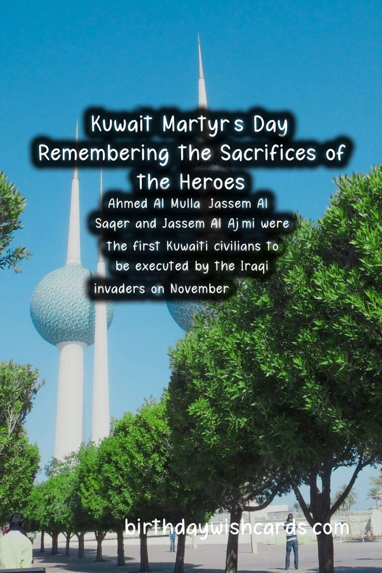 Kuwait Martyr’s Day: Remembering the Sacrifices of the Heroes