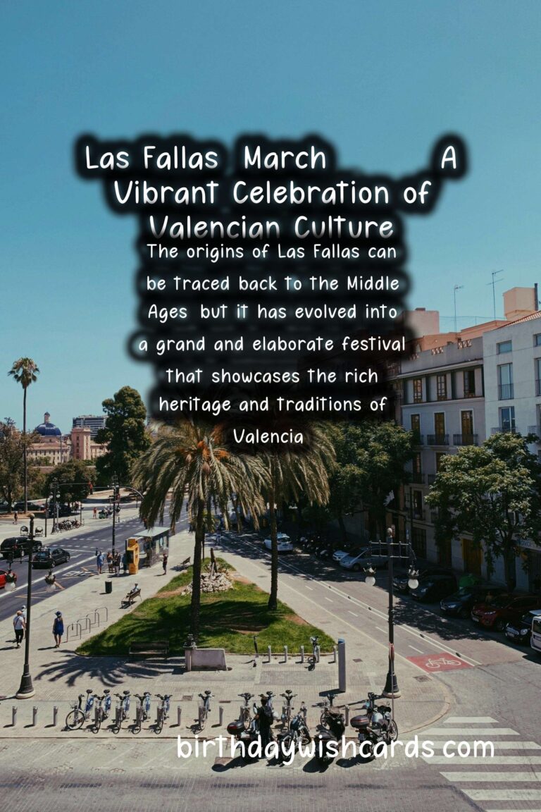 Las Fallas (March 15-19): A Vibrant Celebration of Valencian Culture