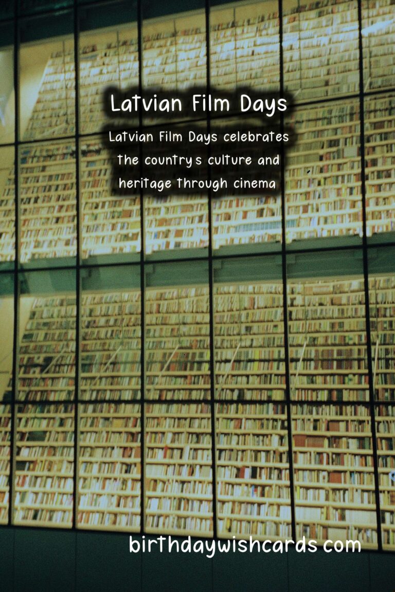 Latvian Film Days: November-December