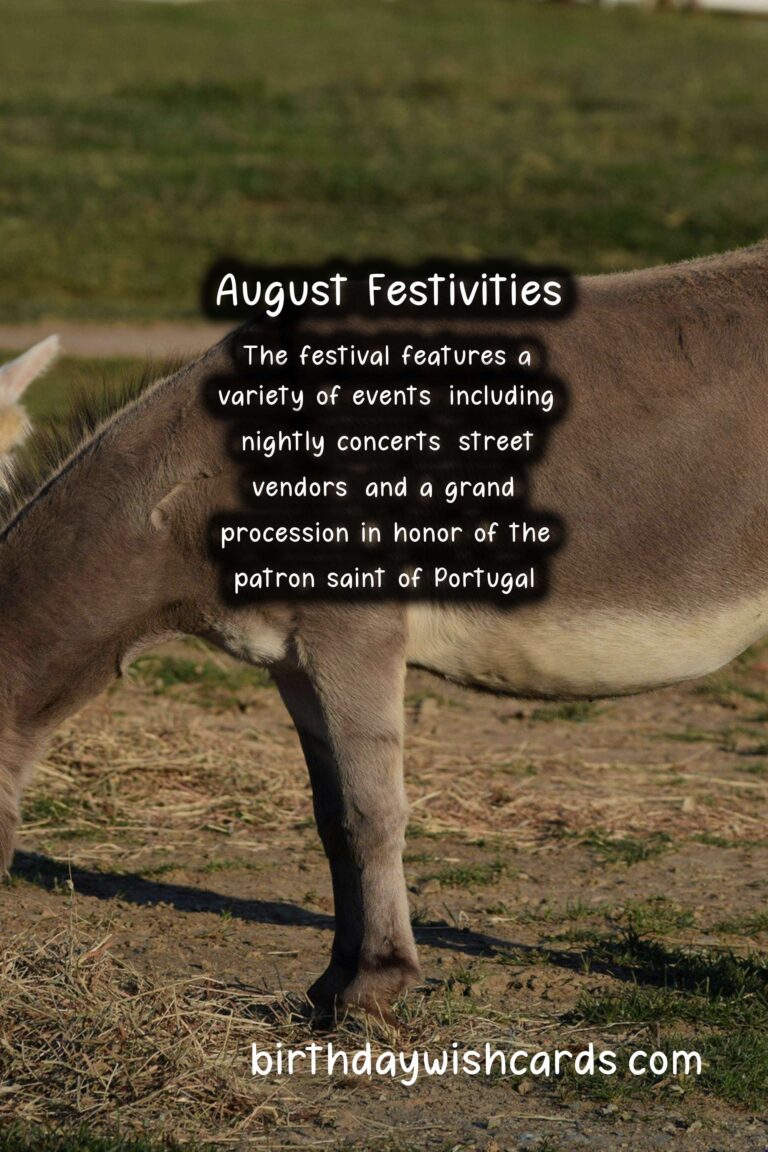 Let's Celebrate August with Festas de Agosto