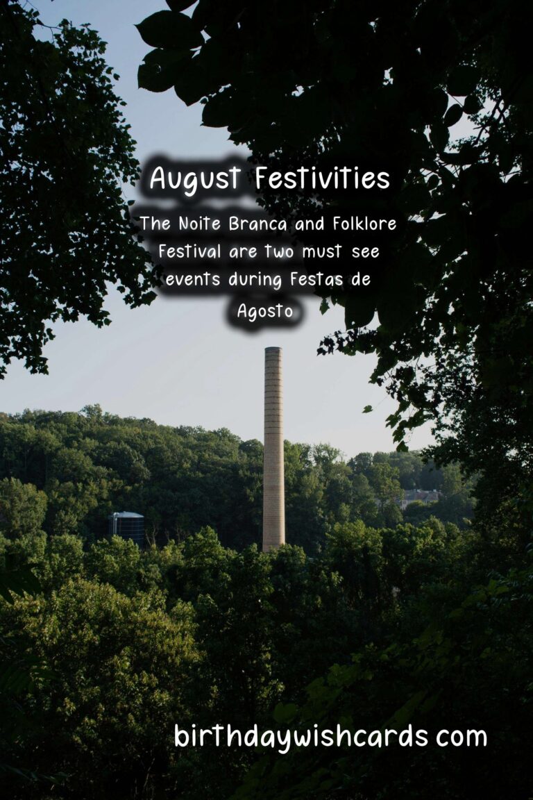 Let's Celebrate August with Festas de Agosto