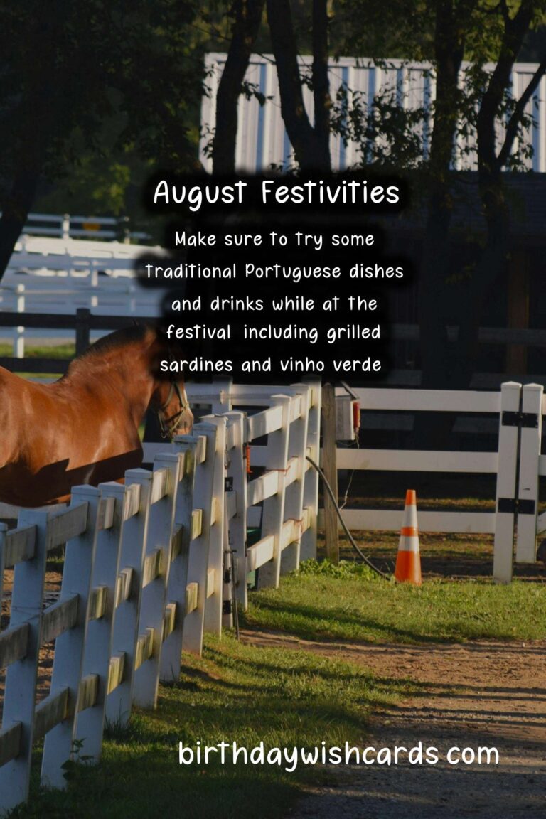 Let's Celebrate August with Festas de Agosto