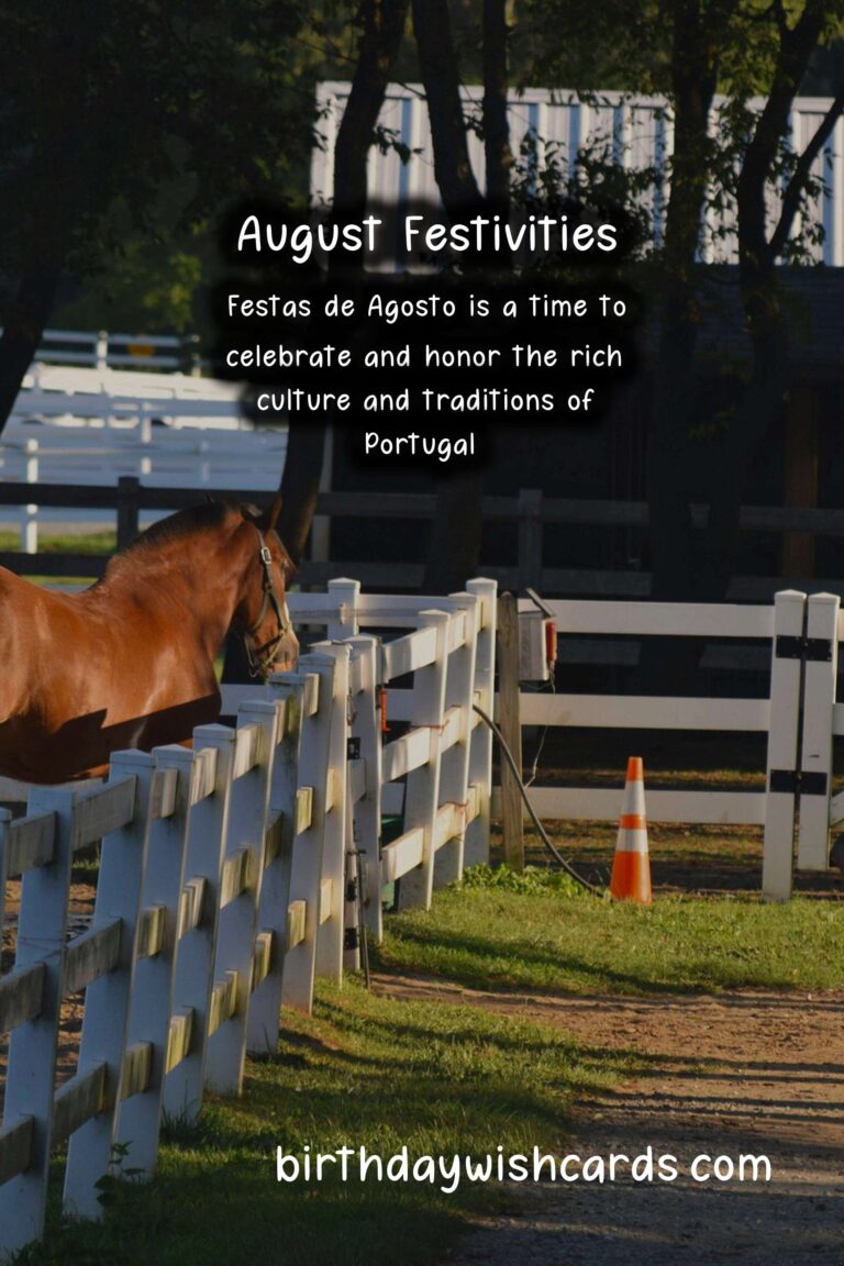 Let's Celebrate August with Festas de Agosto