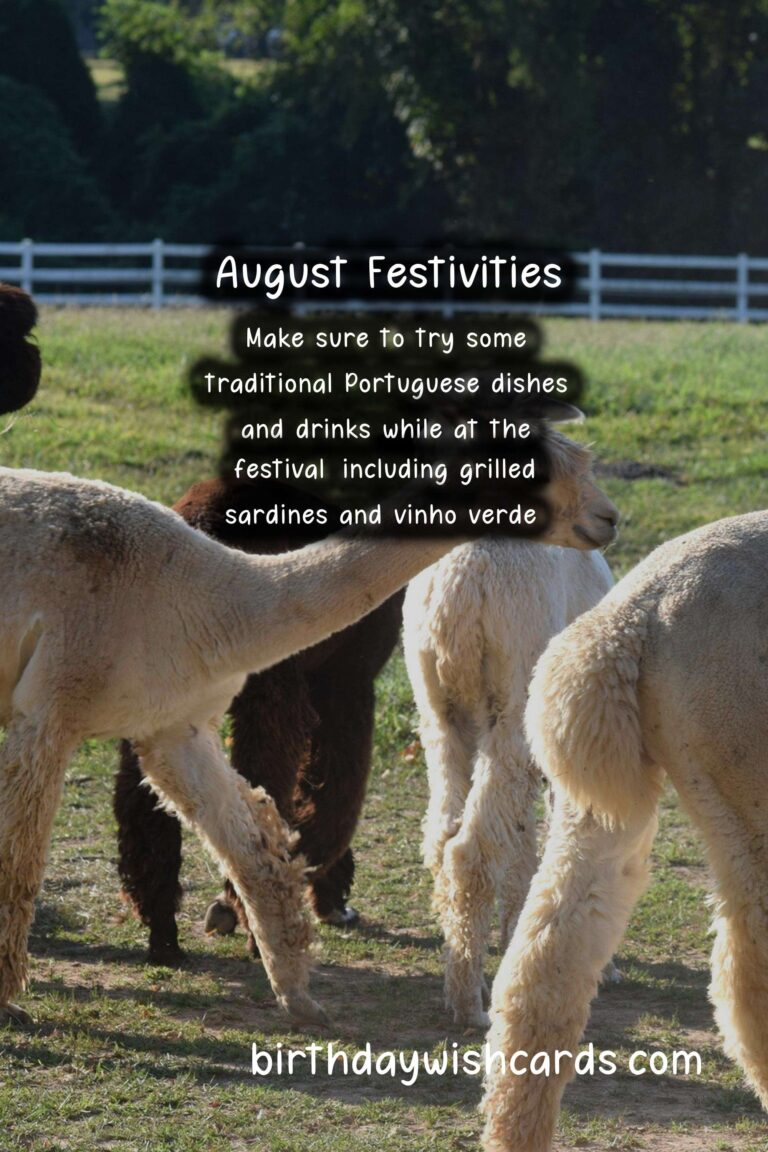 Let’s Celebrate August with Festas de Agosto