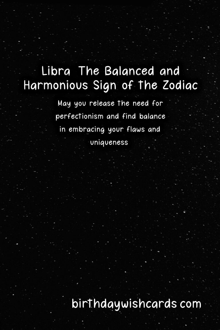 Libra Zodiac Sign: Wishes for the Balanced and Harmonious