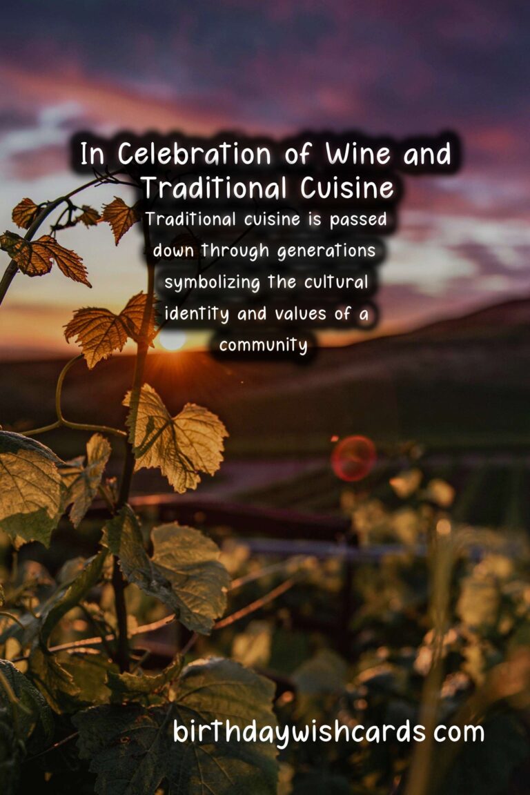 March 10 – National Day of Wine and Traditional Cuisine