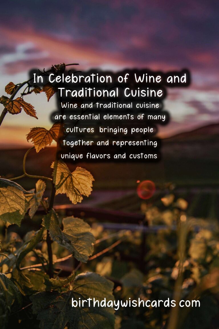 March 10 - National Day of Wine and Traditional Cuisine