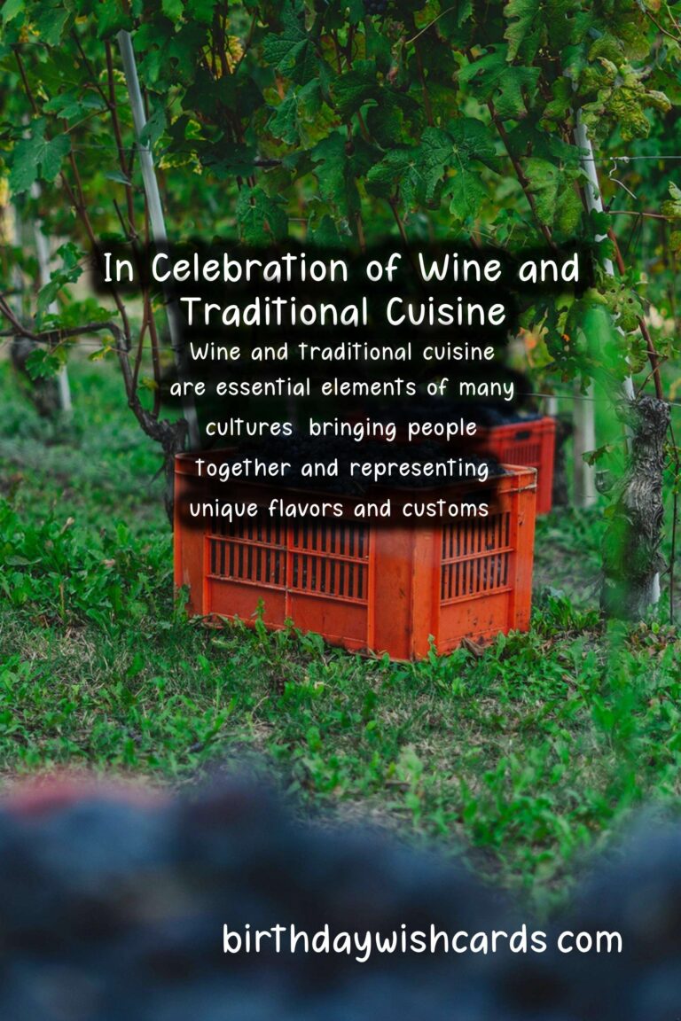 March 10 - National Day of Wine and Traditional Cuisine