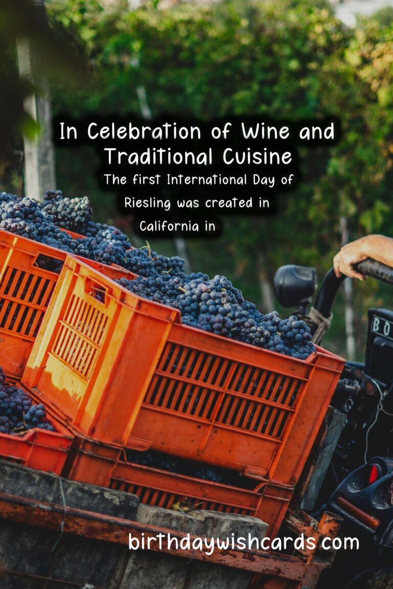 March 10 - National Day of Wine and Traditional Cuisine
