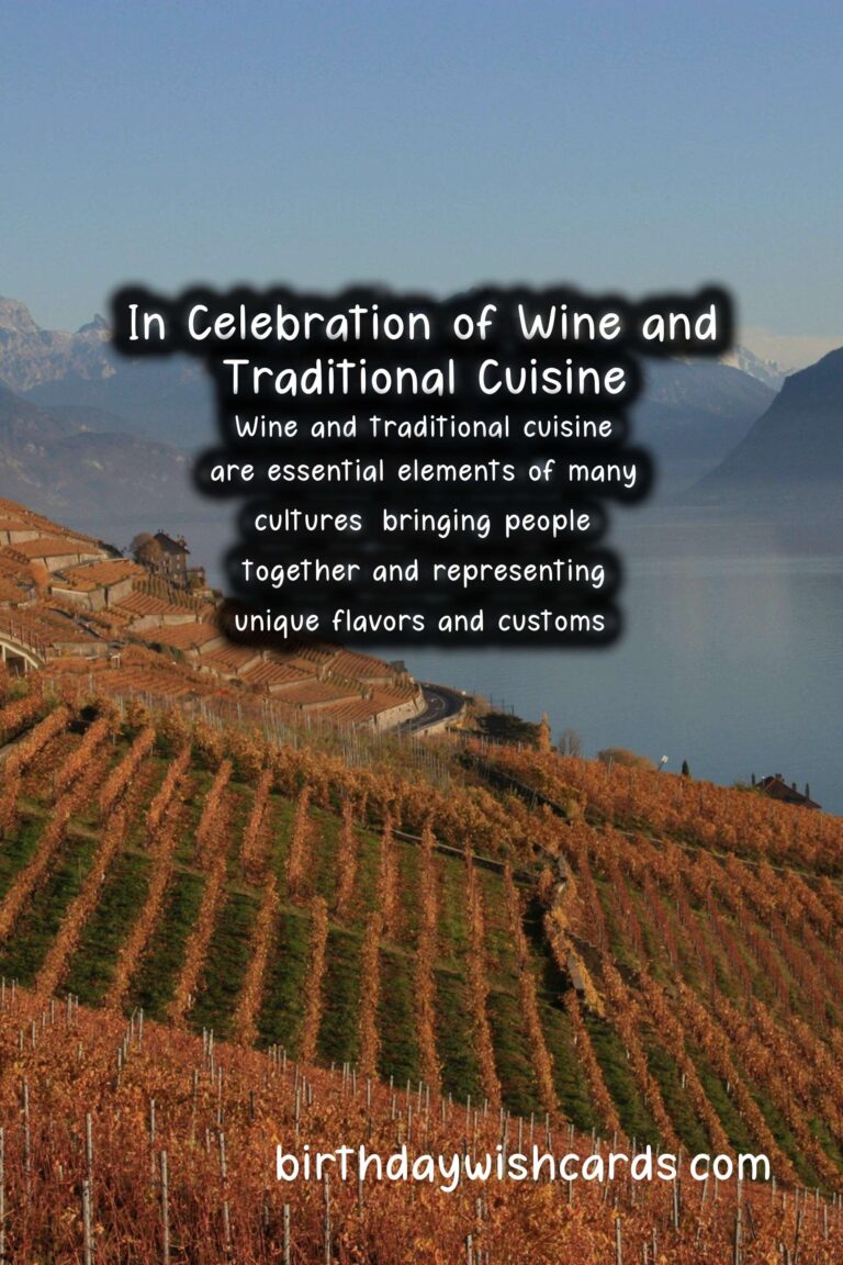 March 10 - National Day of Wine and Traditional Cuisine